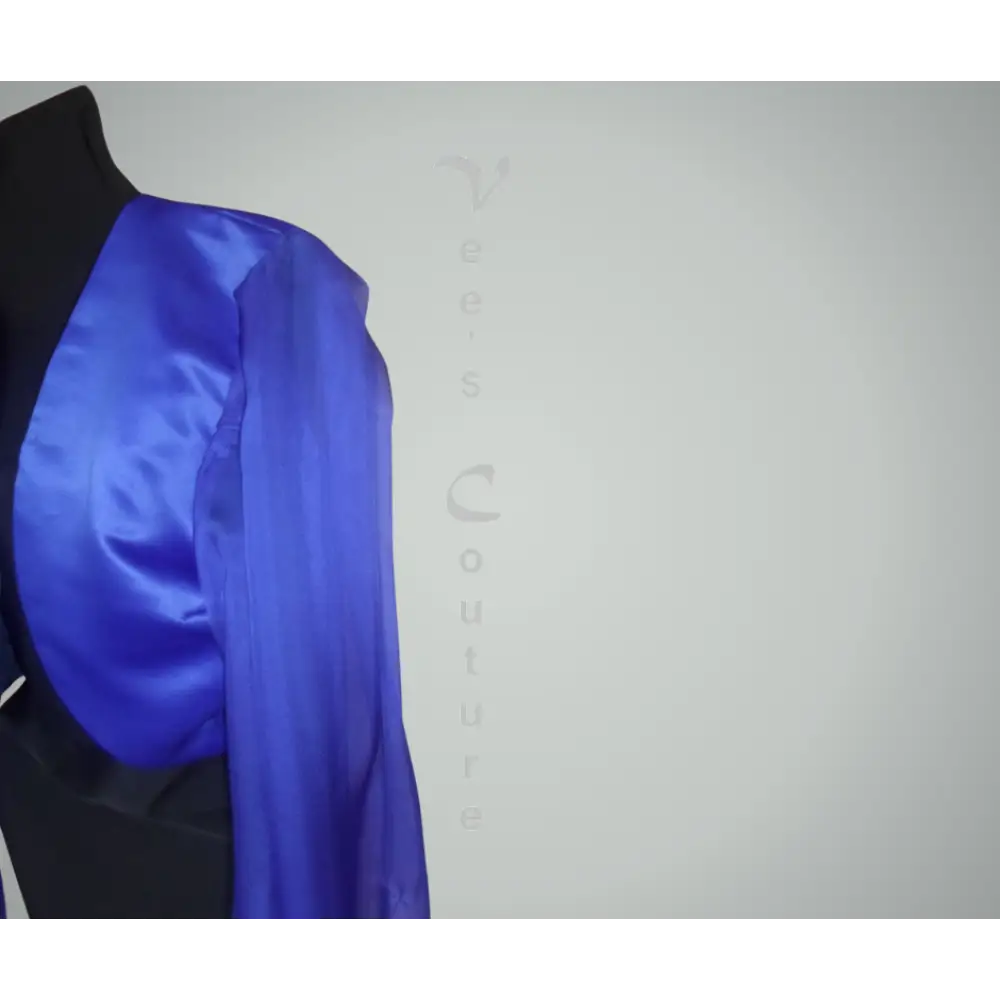 Long Sleeve Bolero - Blue Top